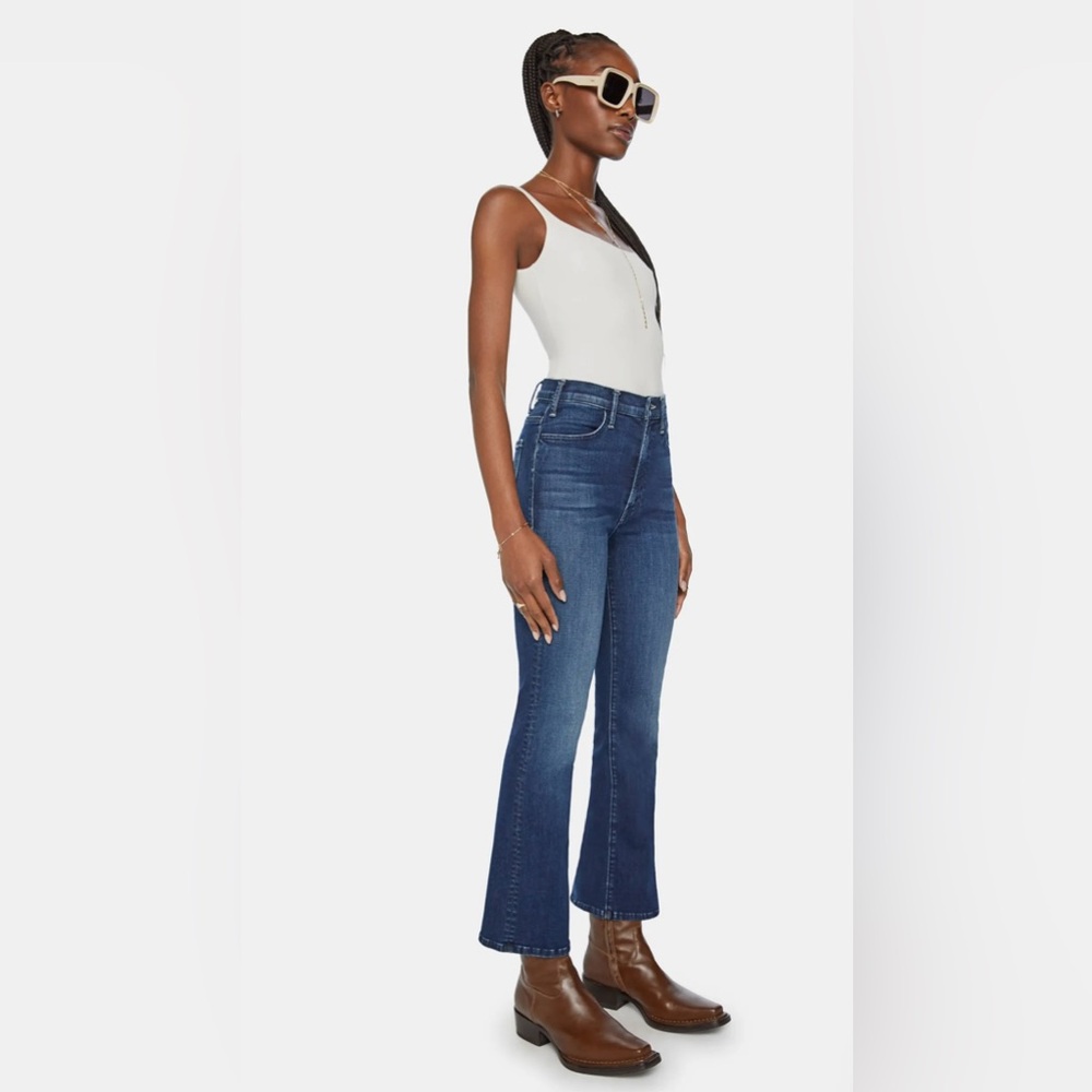 MOTHER hustler ankle Jean in heirloom